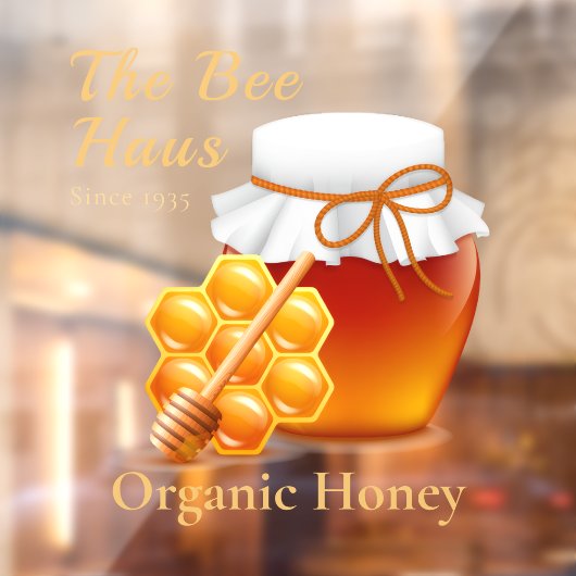 Honey Jar  Fensteraufkleber (Blatt 2)