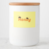 Honey Jar Food Label Set Lebensmitteletikett (Vorderseite)