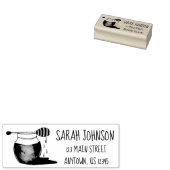 Honey Jar Honeypot Feinschmecker Personalisiert Gummistempel (Stempel)