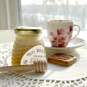 Honey Jar Label für 3 oz Skep Jar Queen Bee