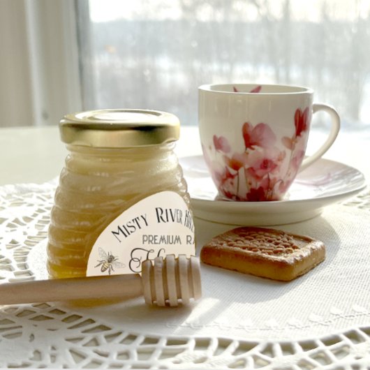 Honey Jar Label für 3 oz Skep Jar Queen Bee