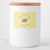 Honey Jar Label | Vintage Honigbiene und Honeycomb Lebensmitteletikett (Vorderseite)