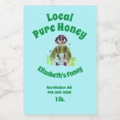 Honey Jar Label Weinetikett (Einzelnes Label)
