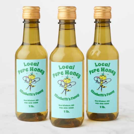 Honey Jar Label Weinetikett (Flaschen)