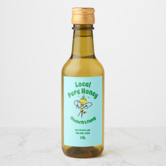 Honey Jar Label Weinetikett