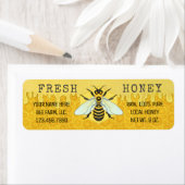 Honey Jar Labels | Honigbienen-Honigwabenbienen (Insitu)