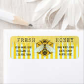 Honey Jar Labels | Honigbienen-Honigwabenbienen (Insitu)
