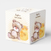 Honey Jar Teddy Bär warten Baby Dusche Geschenkschachtel (Rückseite)