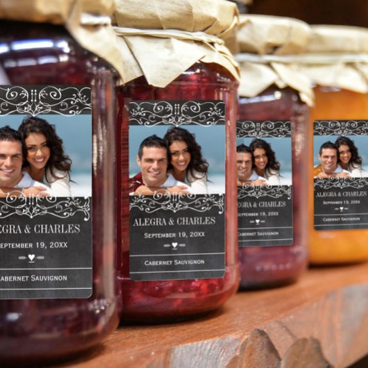 Honey Jelly Jar Labels Foto Wedding Jar Vielen Dan
