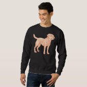 Honey Labrador Retriever Dog Sweatshirt (Vorne ganz)