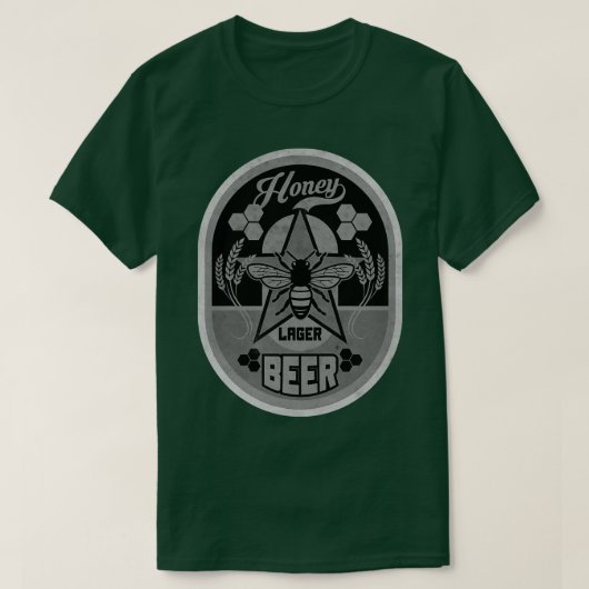Honey Lager BW T-Shirt (Design vorne)