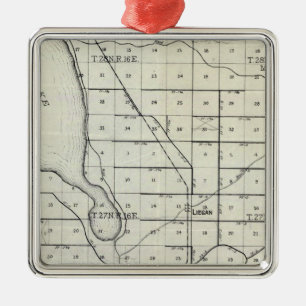 Honey Lake Valley Silbernes Ornament