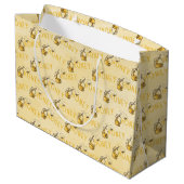 Honey Large Gift Bag Große Geschenktüte (Rückseite Schrägansicht)