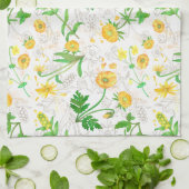 Honey Lemon Blume Schnee Weißküche Handtücher (Gefaltet)