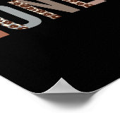Honey Leopard Print Mama Niedlich Mütter Day Funny Poster (Ecke)