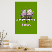 Honey Liebe Art Poster (Küche)