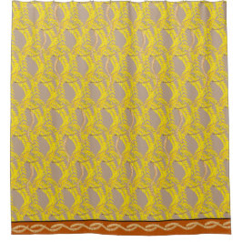 Honey Locust auf einem Duschvorhang