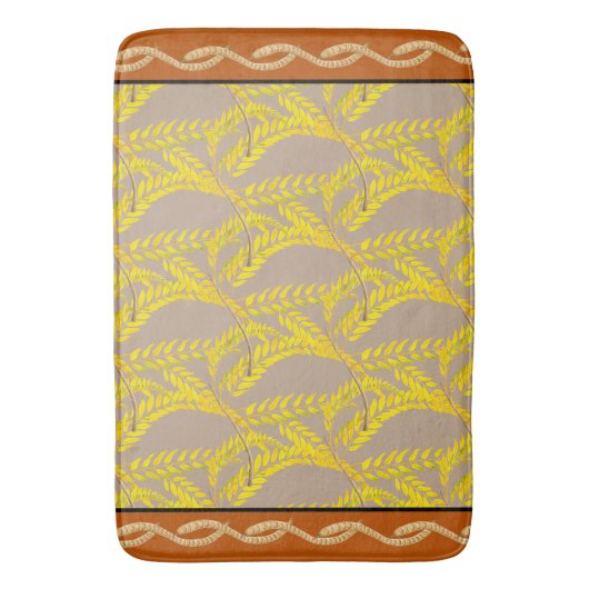 Honey Locust auf einer Bath Mat Badematte (Vorderseite Vertikal)