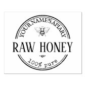 Honey-Logo Honeybee Honeybee Honeycomb Bee Apiary Gummistempel (Prägung)