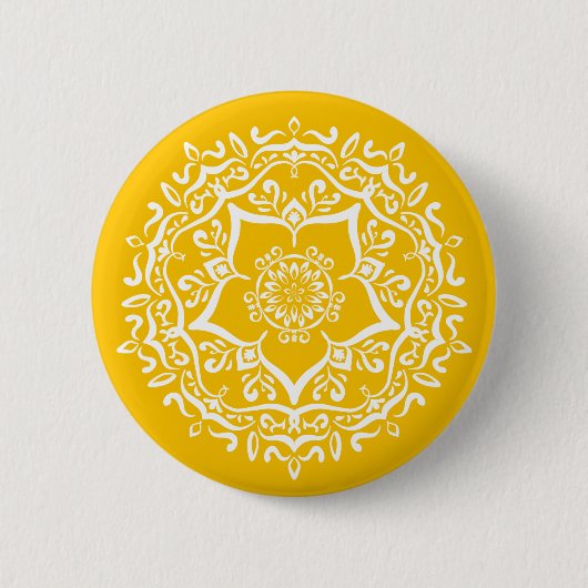 Honey Mandala Button (Vorderseite)