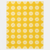 Honey Mandala Fleecedecke (Vorderseite)