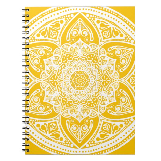 Honey Mandala Notizblock (Vorderseite)