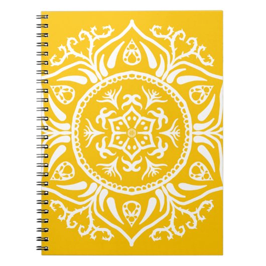 Honey Mandala Notizblock (Vorderseite)