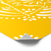 Honey Mandala Poster (Ecke)