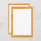 Honey Marmalade Border Blank Einladung Template (Vorne/Hinten)