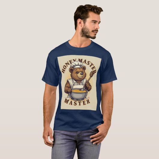 Honey Master Funny - Humoriert T-Shirt (Vorne ganz)