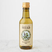 Honey Mead Bee and Clover Weinetikett (Vorderseite)