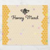 Honey Mead Bierflaschenetikett (Einzelnes Label)