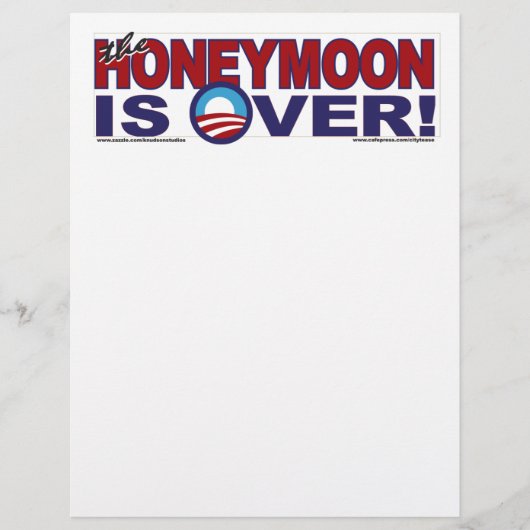 HONEY-MOON-IS-OVER FLYER (Vorne)