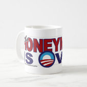 HONEY-MOON-IS-OVER KAFFEETASSE (Vorderseite Links)