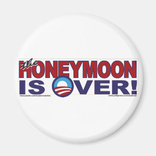 HONEY-MOON-IS-OVER MAGNET