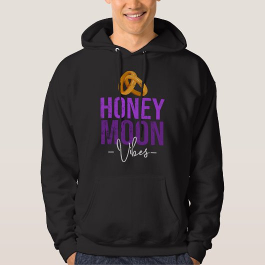 Honey Moonin Couples Wedding Just Married Matching Hoodie (Vorderseite)