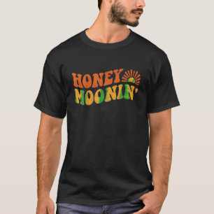 Honey Moonin Retro Beach Honeymoon Urlaub Niedlich T-Shirt