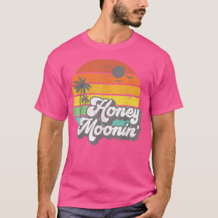 Honey Moonin Strand Flitterwochen Urlaub Männer Fr T-Shirt