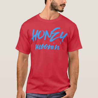 Honey MooninMarried Couple Cool Blue Honeymoon Vac T-Shirt