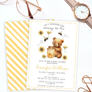 Honey Mummy zur Biene Teddybär Baby Shower Einladung