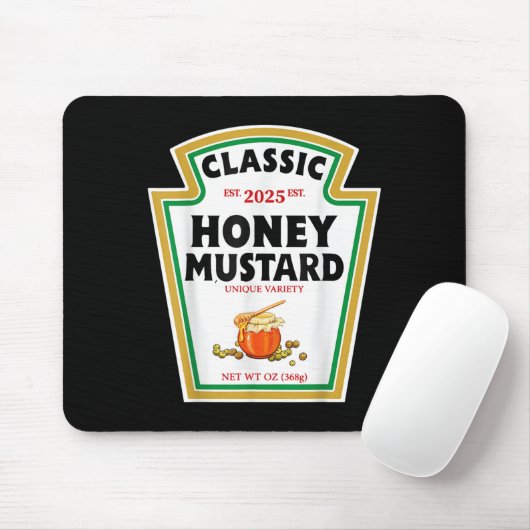 Honey Mustard Diy Halloween Costume Matching Group Mousepad (Mit Mouse)