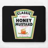 Honey Mustard Diy Halloween Costume Matching Group Mousepad (Vorne)