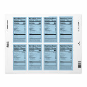 Honey Nutrition Facts Blue Product (Vorne)