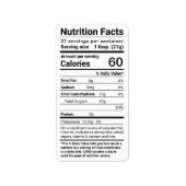 Honey Nutrition Fakten Adressetikett Weiß (Vorne)