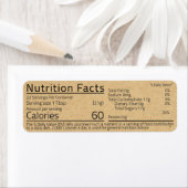 Honey Nutrition Fakten Kraft Rücksendeadresse (Insitu)