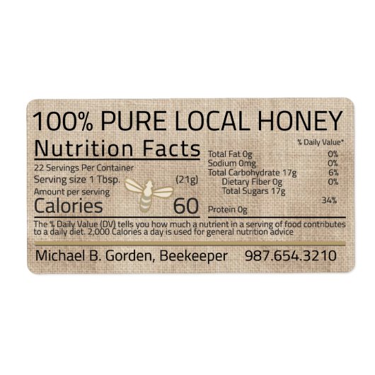 Honey Nutrition Little Bee Muslin (Vorne)