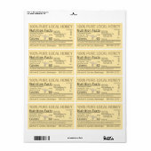 Honey Nutrition Little Bee Rücksendeadressen-Aufkl (Vorne)