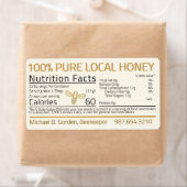 Honey Nutrition Little Bee Shipping Labels (Insitu)