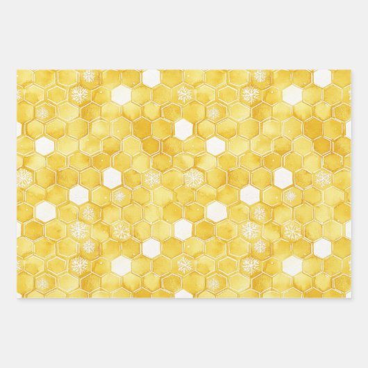 Honey Pine Cones Christmas Geschenkpapier Set (Vorderseite 2)