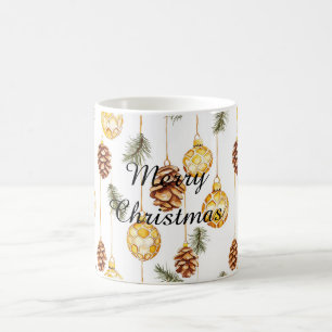 Honey Pine Cones Christmas Kaffeetasse